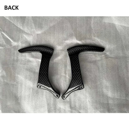 Real Carbon Fiber Steering Wheel Paddle Shifter for Ferrari F430 2005-2009 Gloss
