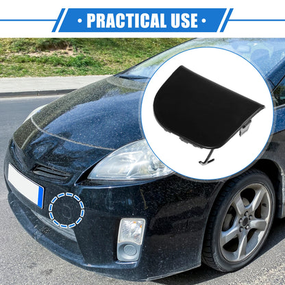 Front Left Bumper Tow Hook Cover for Toyota Prius XW30 (2012-2015) Black