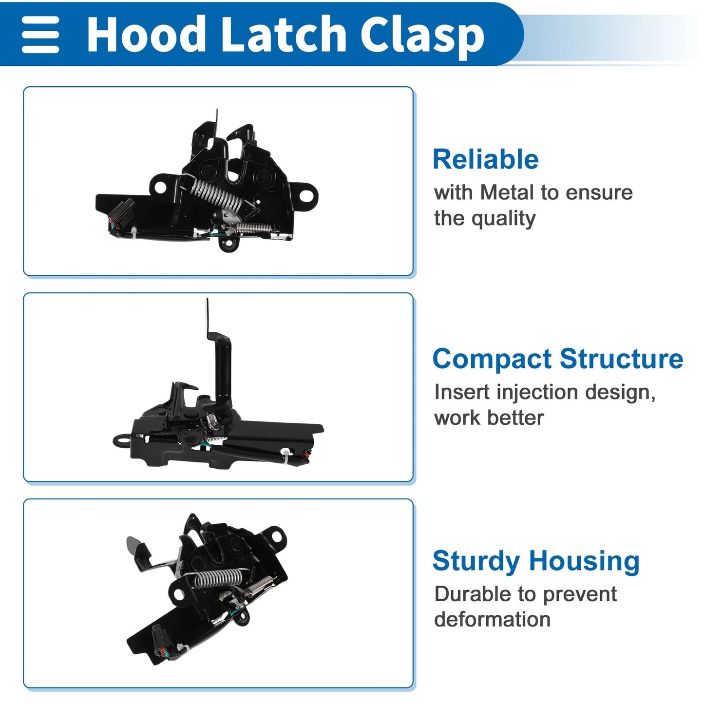 Bonnet Latch Assembly for Toyota Sienna (2021-2023) - 1 x Quality Replacement