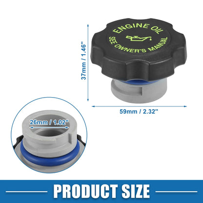 Engine Oil Filler Cap for Jeep Wrangler Cherokee (1991-2002)