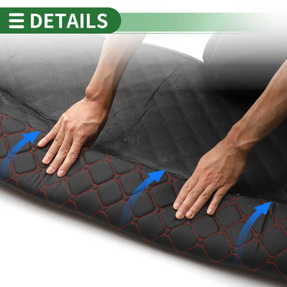 Flat Face Cargo Liner Rear Trunk Mat for Honda CR-V (2012-2016) Black XPE