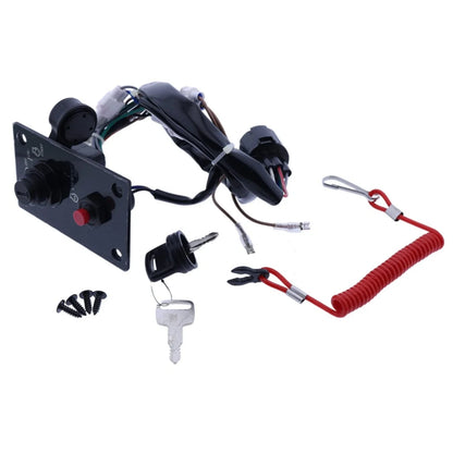 Top Single Ignition Key Switch Panel for Suzuki Outboard Models 37100-96J24/96J27
