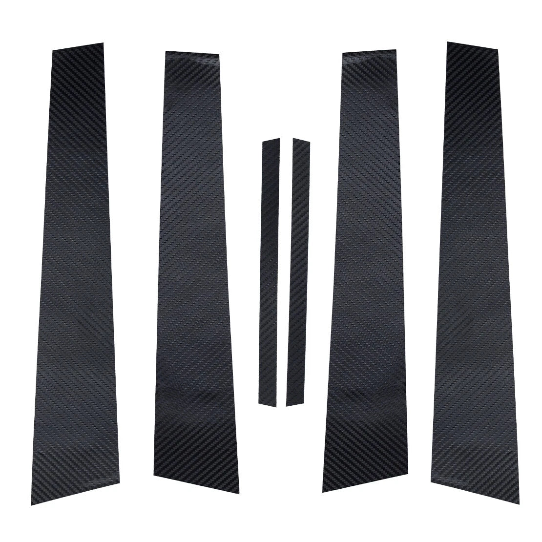 6Pcs Car Door Window Pillar Post Trim Covers for Dodge Charger (2011-2021)