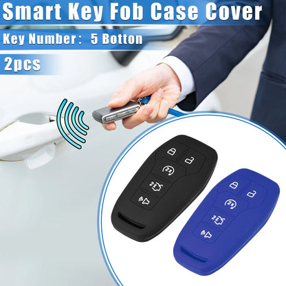 Remote Keyless Smart Key Fob Covers for Ford Fusion (2013-2020)