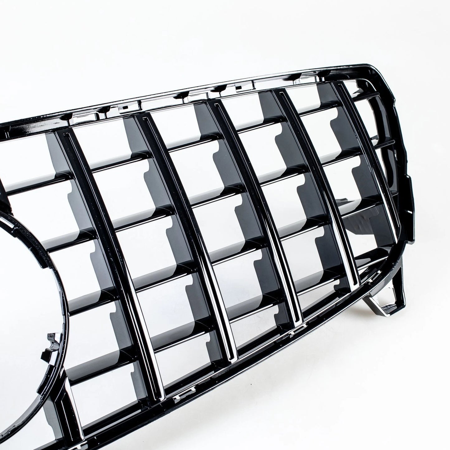 Grille for Mercedes Benz A-Class W176 Glossy Black GT Style (2016-2018)
