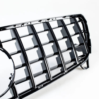 Grille for Mercedes Benz A-Class W176 Glossy Black GT Style (2016-2018)