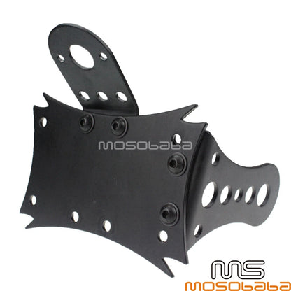 3/4” Axle Side Mount License Plate Bracket for Old School Cruiser Bobber