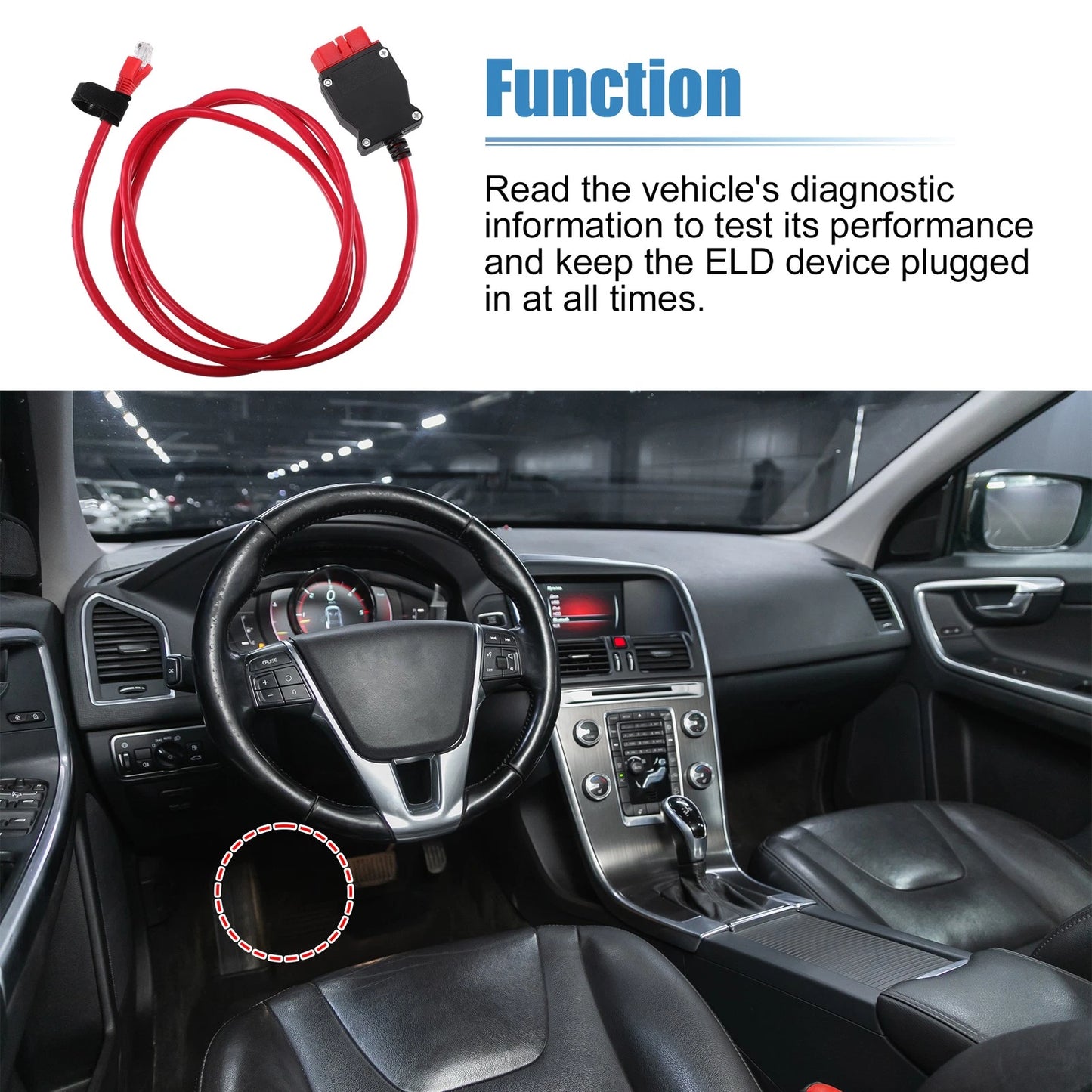 OBD Cable Adapter for Volvo Vehicles 2016 (2016)