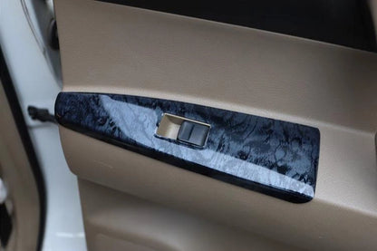 15Pcs Wood Black Console Shift Panel Trim Cover for Toyota Highlander (08–13)
