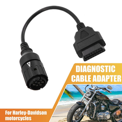 10 Pin to OBDII Cable / 0.98ft / Diagnostic Adapter for BMW
