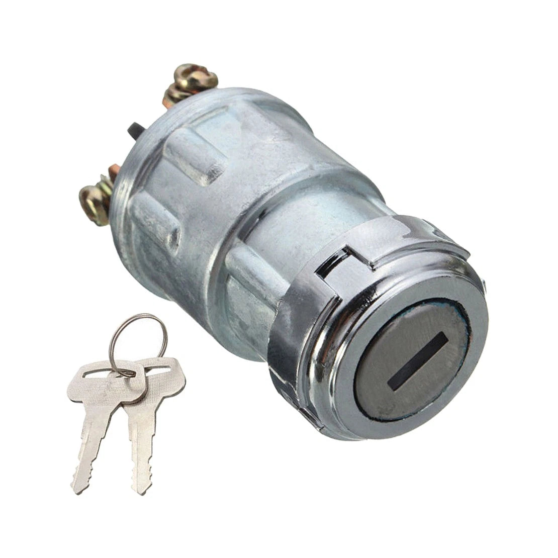 Ignition Switch Cylinder Lock w/ 2 Keys for Universal Auto Car