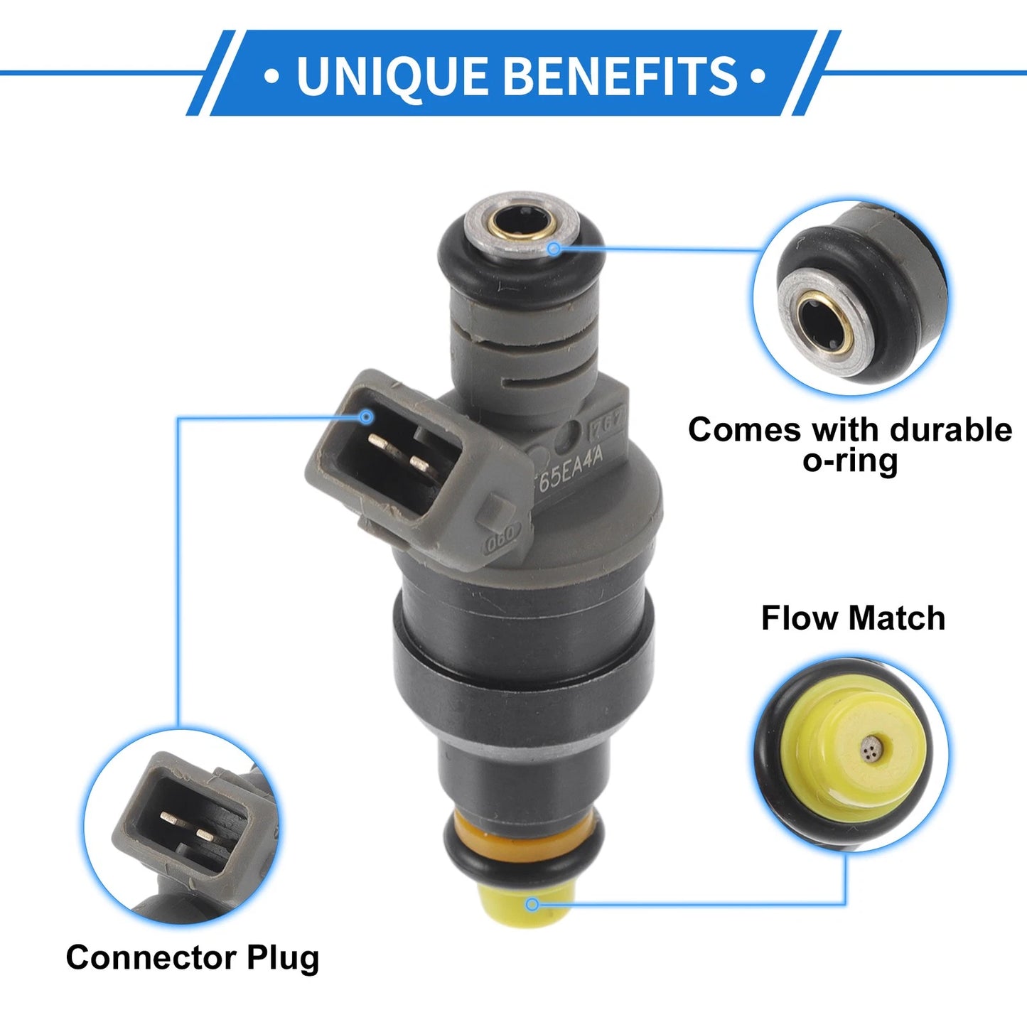 Fuel Injector for Ford E-150 Econoline 4.2 (2001-2005) - 1 x Injector