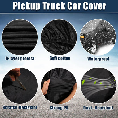 Waterproof Pickup Truck Cover for Toyota Tacoma Crew Cab 2005-2021