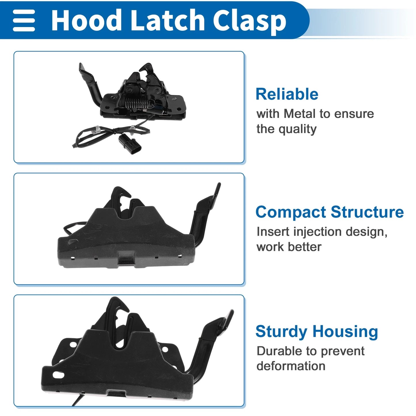 Hood Latch Assembly for Kia Optima (2016-2020)