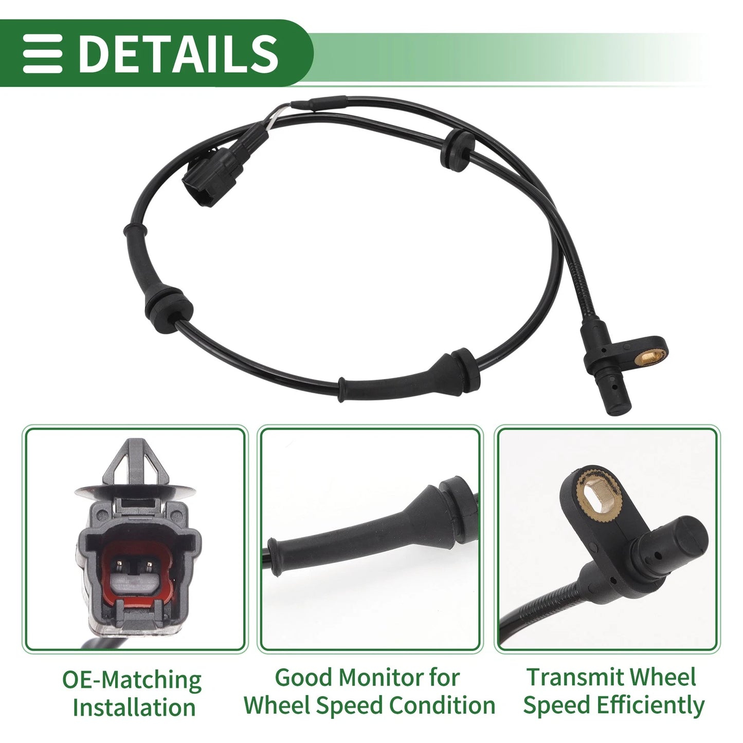 ABS Wheel Speed Sensor for Nissan Tiida C11 (2004-2014) Rear Left