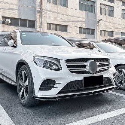 Gloss Black Front Splitter Lip for Mercedes Benz X253 C253 (2016-2019)