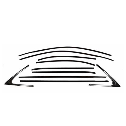 Black Window Trim Strip Cover for LEXUS IS300 (2016-2020)