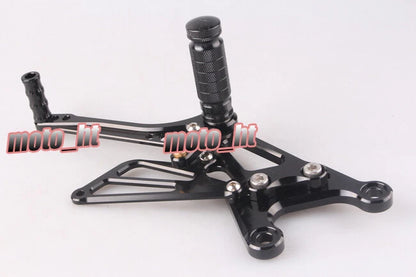 CNC Racing Rearsets Foot Pegs for Kawasaki Ninja ZX6R (2005-2008) Black