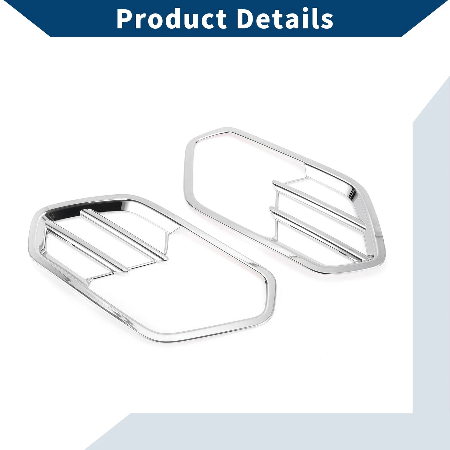 Front Left & Right Covers for Ford Escape (2017-2019) - ABS Silver Tone