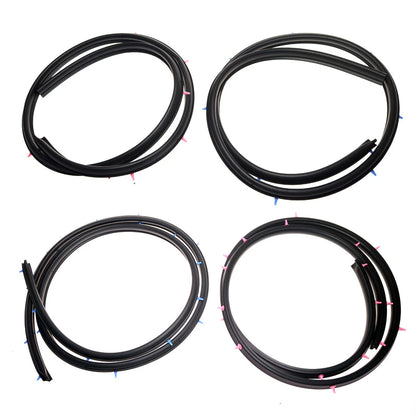 Front Rear Door Weatherstrip Set for Nissan Sylphy Almera Pulsar 2000-2006