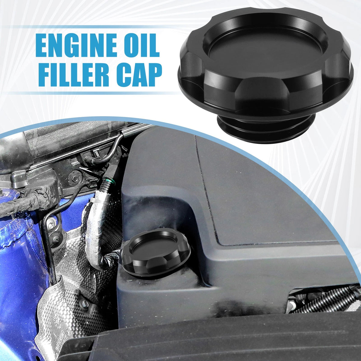 Oil Filler Cap for Acura Integra GS LS Black