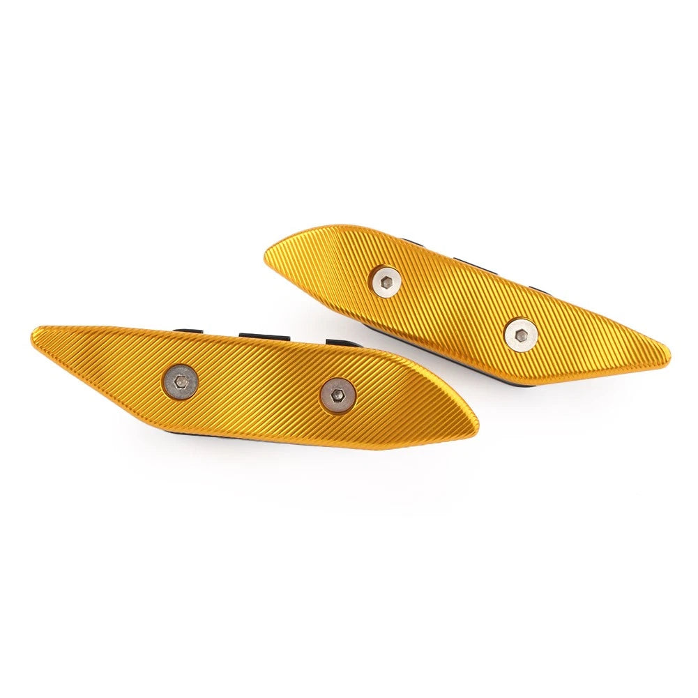 CNC Mirror Rearview Hole Cap Cover for YAMAHA TMAX530 17-18 Gold