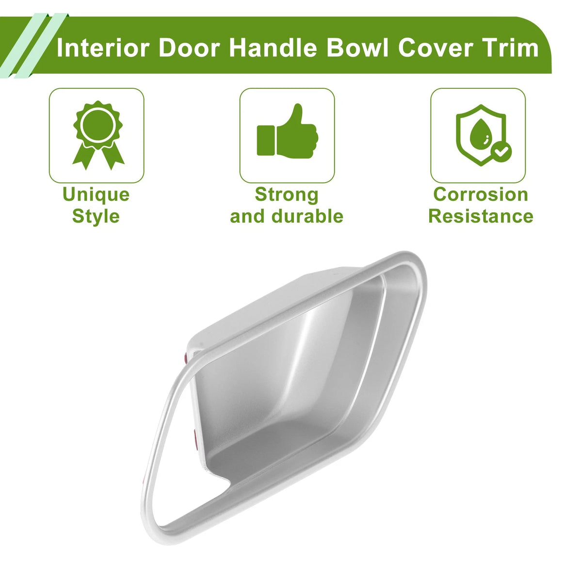 4 x Interior Door Handle Bowl Cover Trim for Nissan Kicks (2025)