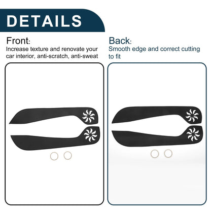 Car Door Anti Kick Pad Sticker Protector for Ford Mustang (2015)