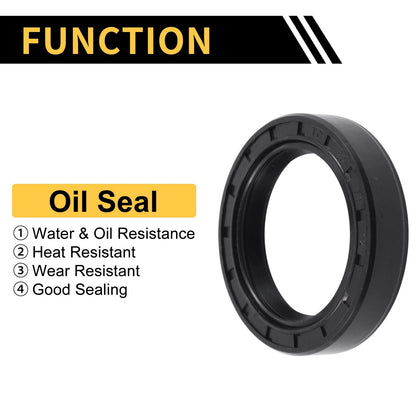 5 x Oil Seal Seal Ring Rotary Shaft Seal NBR Rubber 40x56x12mm Black