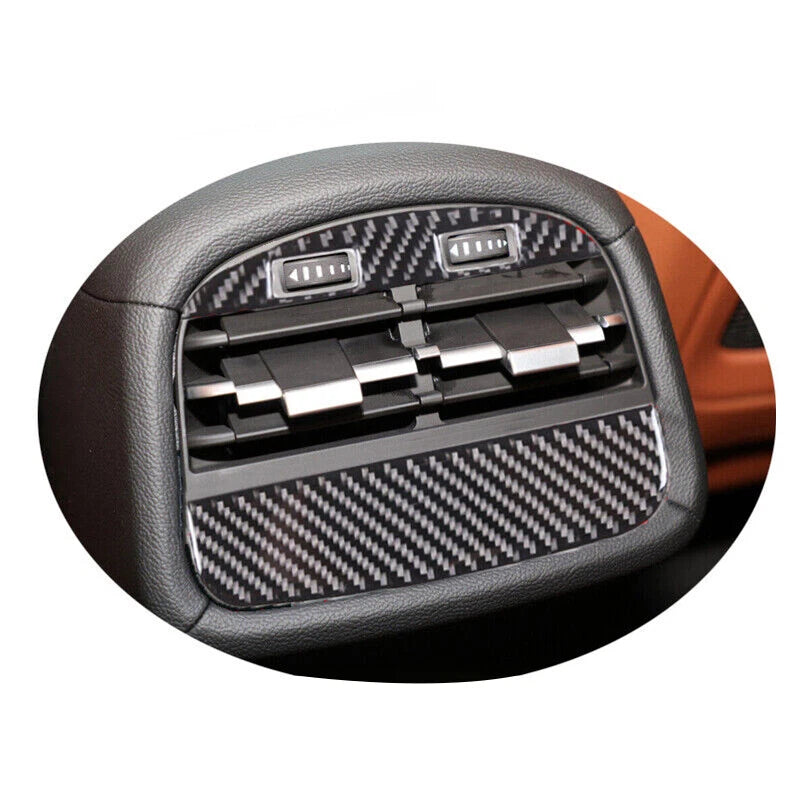 Rear Seat Air Vent Outlet Cover Trim for Maserati Ghibli (2014-2022) Black