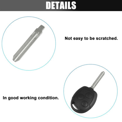 5 x Metal Flip Remote Key Blades for Toyota Camry Corolla (2007-2020)