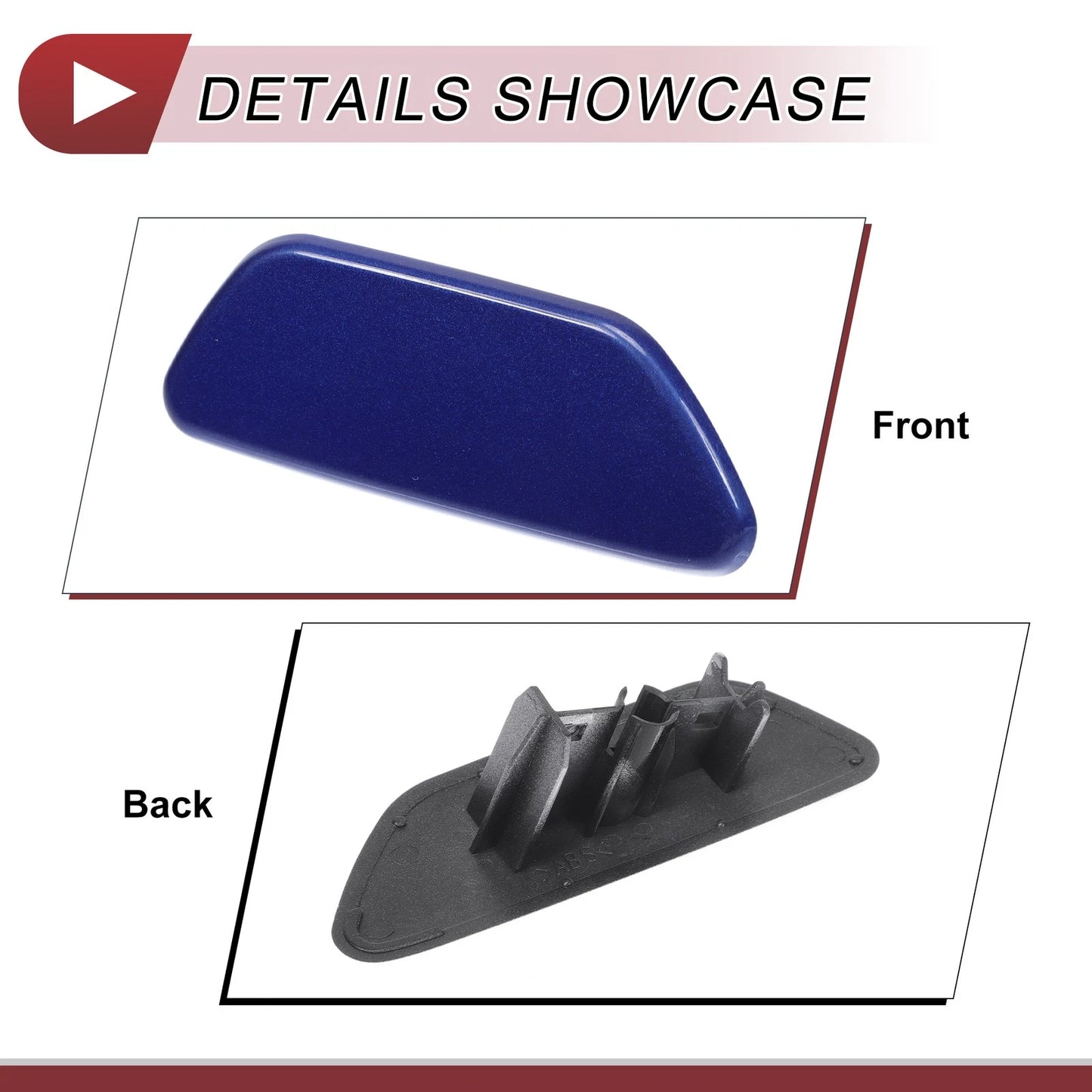 Front Right Washer Nozzle Cover for Subaru Forester (2013-2015) Blue