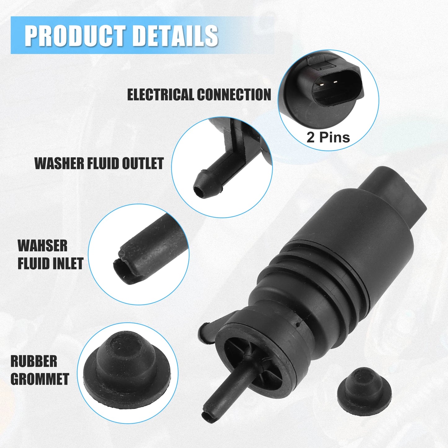 Windshield Washer Pump for BMW 318i (1997-1998)