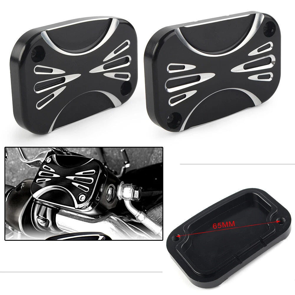 Front Brake Master Cylinder Fluid Cap for Harley Electra Street Road Glide (2009-2023)