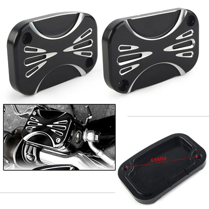 Front Brake Master Cylinder Fluid Cap for Harley Electra Street Road Glide (2009-2023)