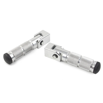 New 8mm Motorcycle Universal Folding Passenger Footpegs for Bicycle