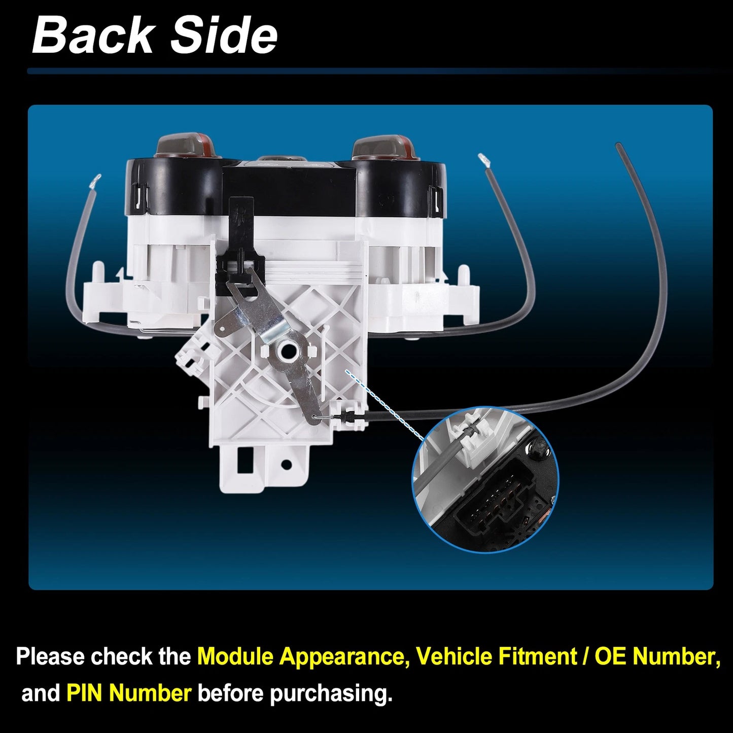 A/C Climate Heater Control Panel Plate for Nissan Versa (2012-2013)