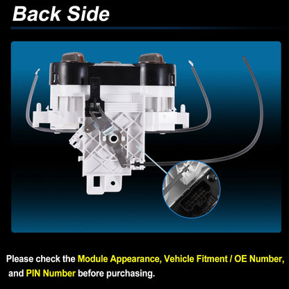 A/C Climate Heater Control Panel Plate for Nissan Versa (2012-2013)