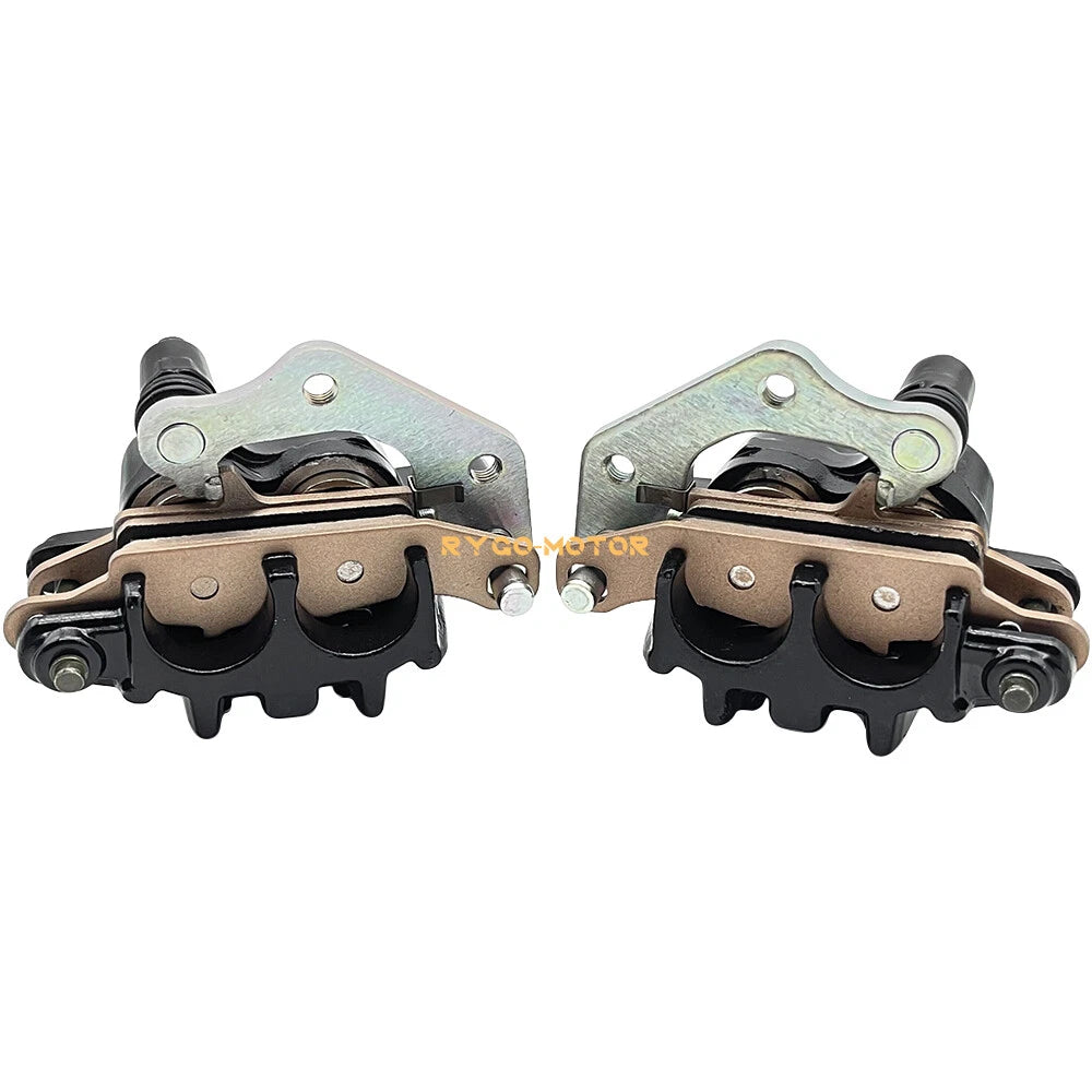 2 x Front Left & Right Brake Calipers & Pads for Kawasaki KFX700 (2004–2011)