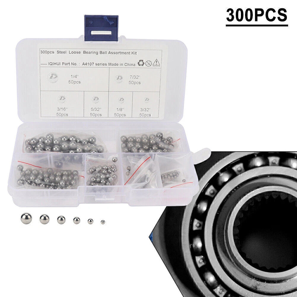 Assorted Loose Bicycle Bearing Balls 1/8" to 1/4" for Bikes