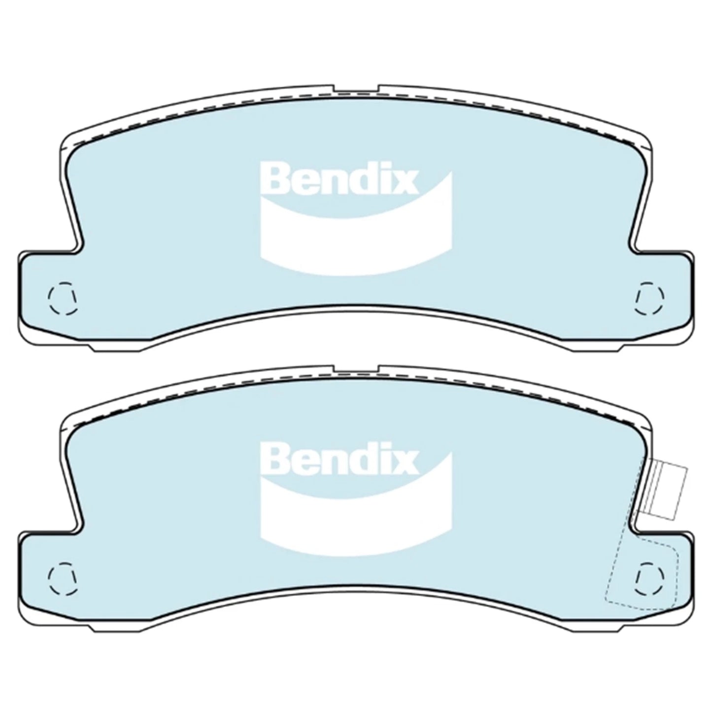 GCT Rear Disc Brake Pad Set for Toyota Camry (1993–2002)