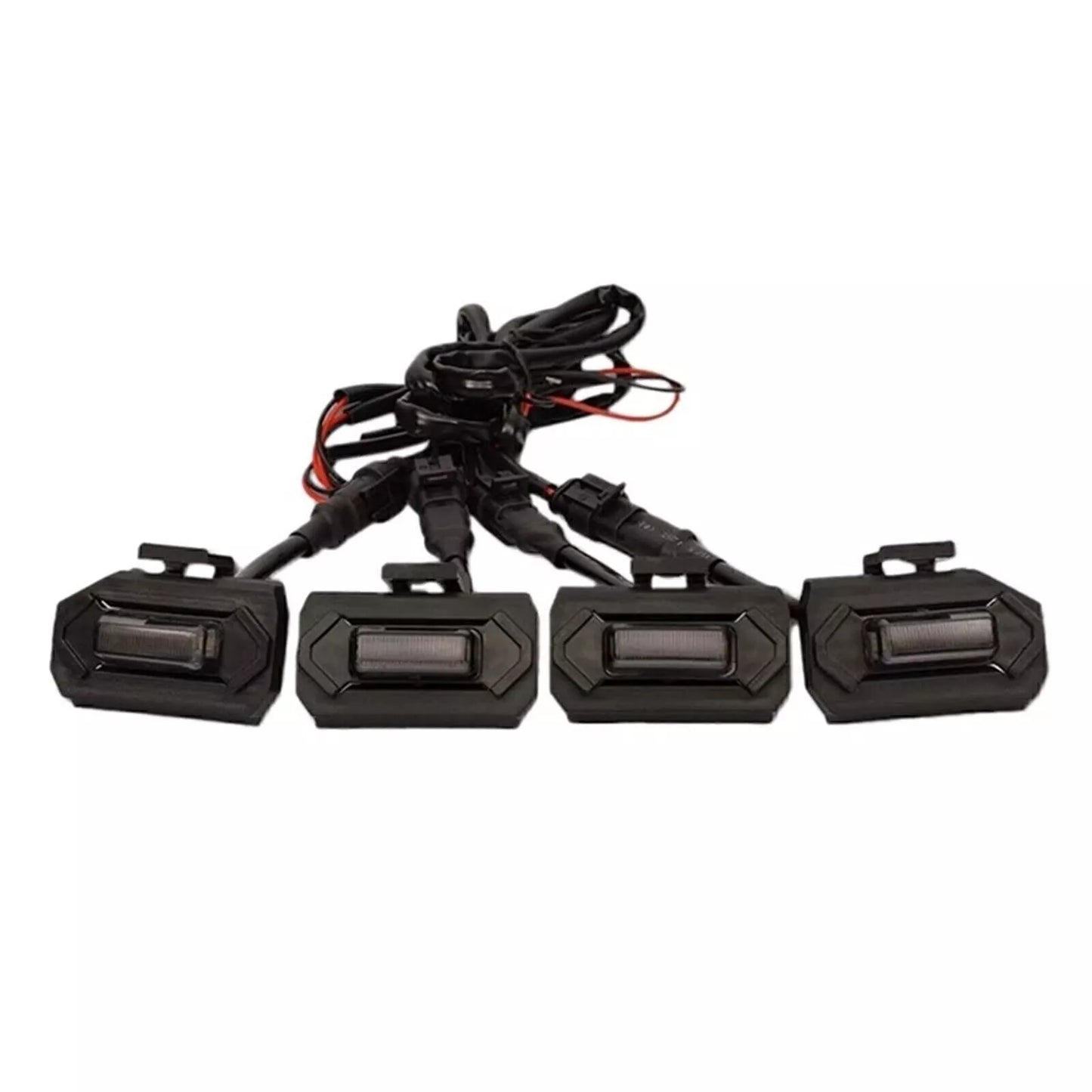 4 x Front Grille LED Light Lamps Smoke Lens for Toyota Tacoma (2020-2023)