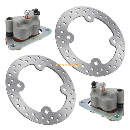 2 x Brake Caliper and Disc Rotor for Polaris RZR 800 EFI (2008–2014)
