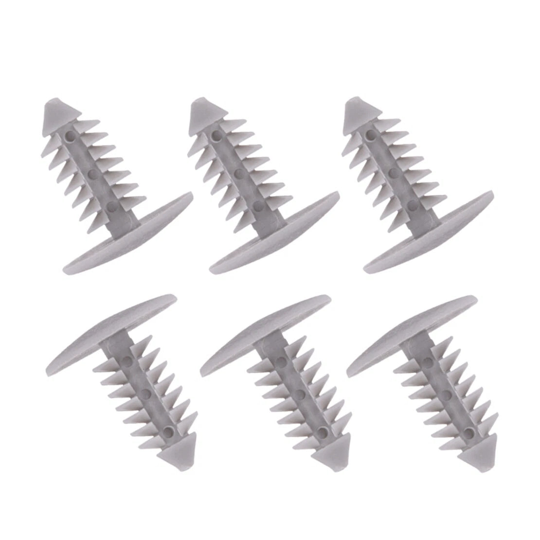 100x Push Type Clip Nylon Retainer Bumper Fender Rivet for Car 9mm Hole