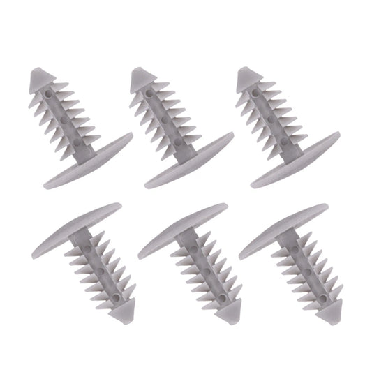 100x Push Type Clip Nylon Retainer Bumper Fender Rivet for Car 9mm Hole