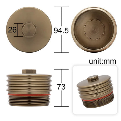 Aluminum Oil Filter Housing Cap for BMW N54 N55 S55 N20 N26 (2006-2023)