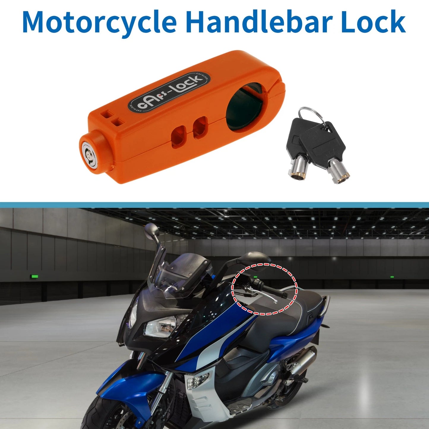 Handlebar Lock / Universal / Throttle Grip for Motorcycle