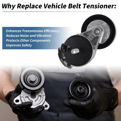 Belt Tensioner for Ford Ranger 1997-2008 - Durable Metal Component 1 x