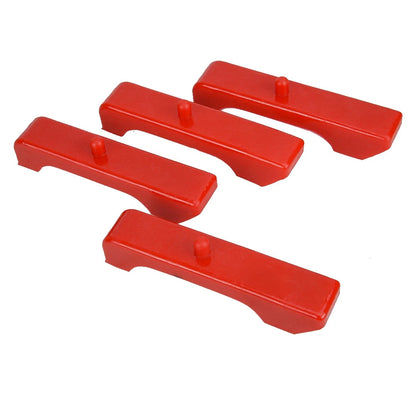 4 x Red Small Block Radiator Support Bushings for Chevy GMC C/K Trucks