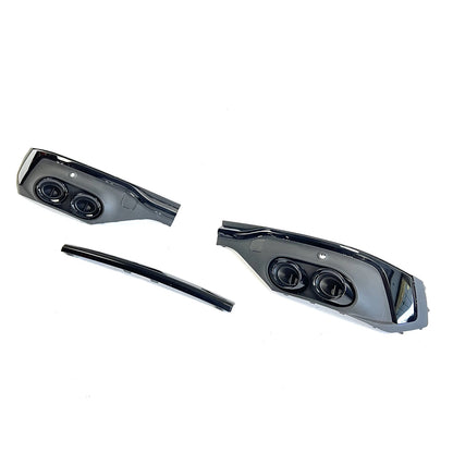 Rear Bumper Diffuser for Audi Q5 S Line Sport Back (2021-2023) Black